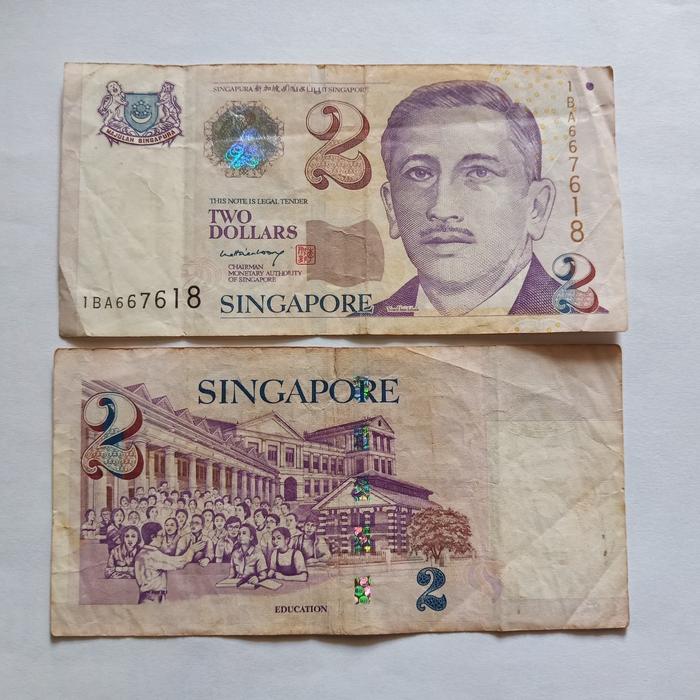 Jual Uang Kuno 2 Dollar Sgd Singapore President Yusof Ishak Tahun 2005 Vf Jakarta Selatan Rr Part Shop Tokopedia