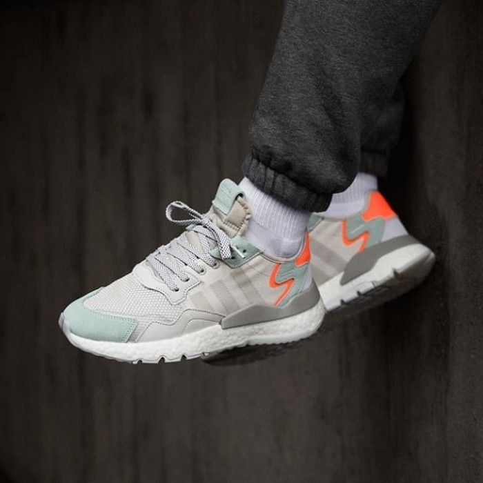 adidas nite jogger raw white