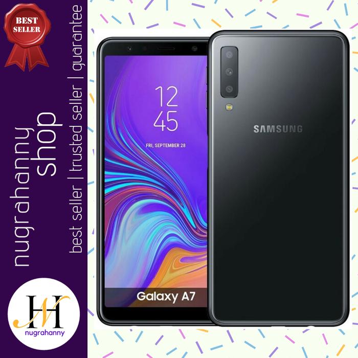 Gambar Samsung Galaxy A7 2018, RAM 4GB/64GB, Gold, Garansi Resmi - Hitam dari nugrahanny shop undefined Tokopedia