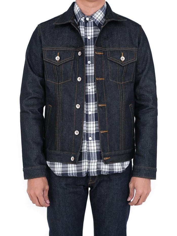 TYPE III DENIM JACKET - Black Indigo, S 