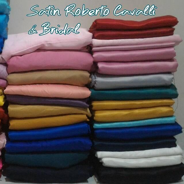 Jual Kain Satin Velvet Maxmara Roberto Cavalli Dan Bridal Mtr Jakarta Pusat Ratchetfashion Tokopedia
