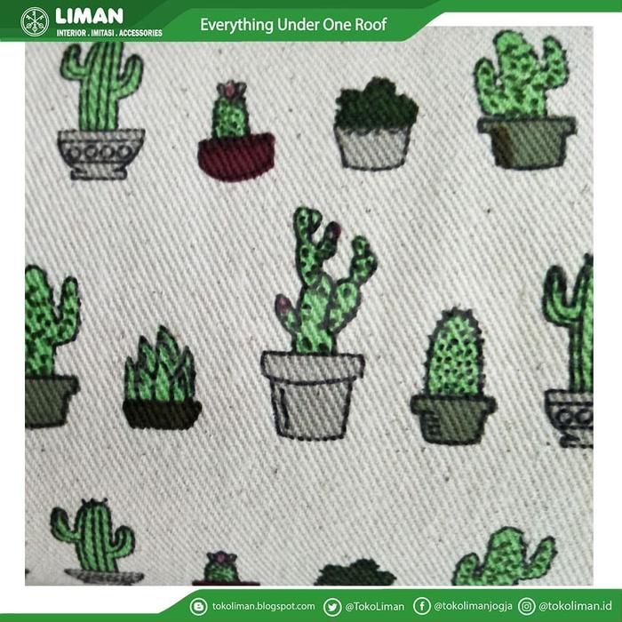 Gambar Kanvas Halus Motif Kaktus dari Toko Liman Jogja undefined Tokopedia
