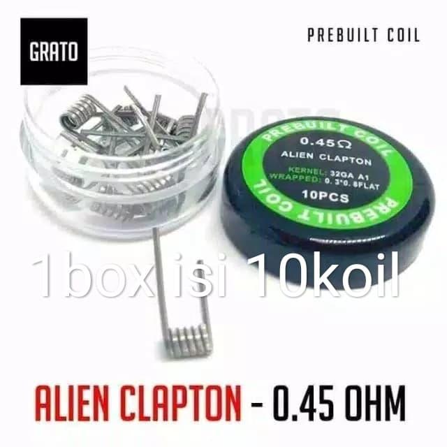Gambar Coil Vape Alien Clapton 0.45ohm/Coil Prebuilt Vapor - Alien dari Gisele Shop undefined Tokopedia
