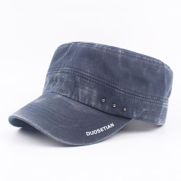 Jual Mens Washed Cotton Vintage Flat 