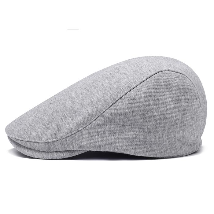 Jual Men Women Winter Cotton Plain Flat Hat Outdoor Casual Warm
