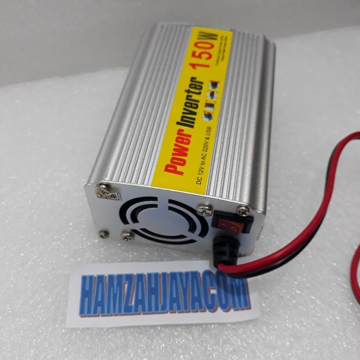 Jual Power Inverter Charger Mobil 150w Dc 12v Ac 220v Usb Jakarta Pusat Hamzahjayacom Tokopedia