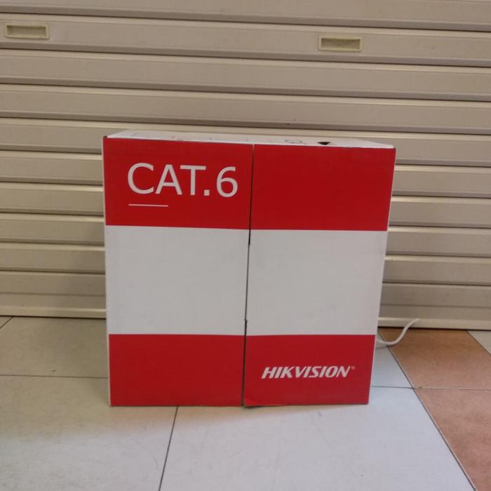 Gambar Kabel Lan UTP Hikvision Cat 6 DS-1LN6U-W/CCA dari VINCENT CCTV undefined Tokopedia