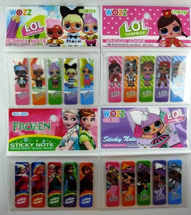 Gambar STICKY NOTES PLASTIK / PEMBATAS BUKU HALAMAN (GROSIR) ke 2 dari ANEKA STATIONERY GROSIR undefined Tokopedia