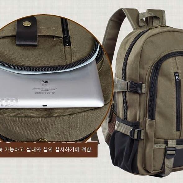 trendy canvas backpack