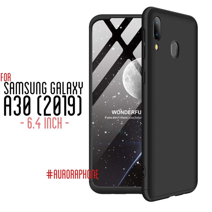 Samsung Galaxy A30 Hard Case Armor Full Cover 360 GKK Original Hitam  Biru, Samsunh A30