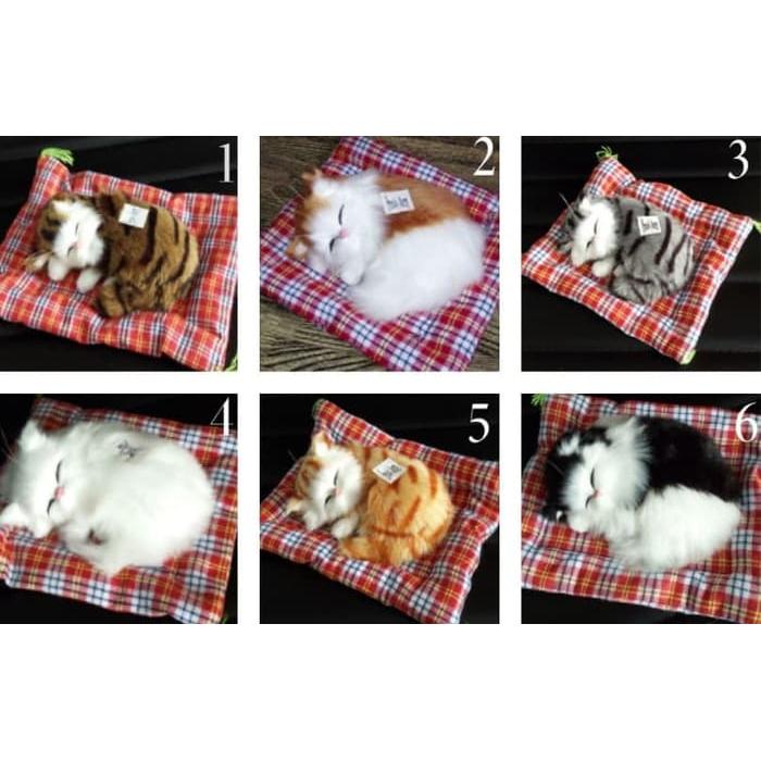 Gambar Boneka Simulasi Kucing BISA BERSUARA MEAW MEONG MEAU dari Pan Pan undefined Tokopedia