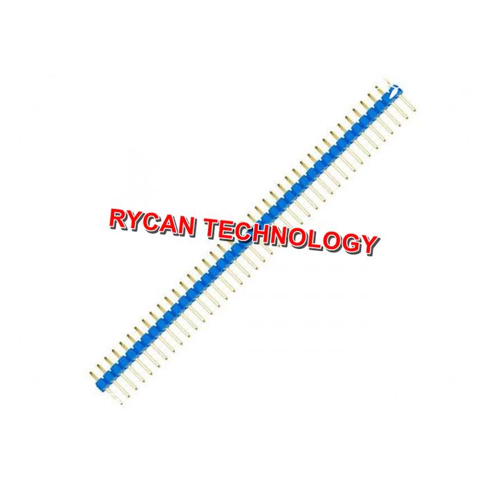 Gambar Pin Header Male 1x40 Blue Single Row 2.54mm Biru dari Rycan Technology undefined Tokopedia