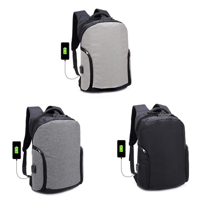 Jual Active 18L Anti-theft Backpack USB Charge Laptop Travel
