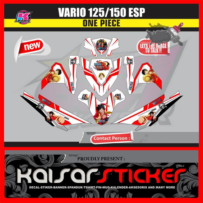 Jual Decal Sticker Motor Vario 125 150 Esp Full Body One Piece 1 Kota Bandung Kaisar Stiker Tokopedia