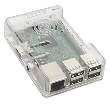 Gambar Raspberry Pi 3 ABS Case Box Enclosure Support Fan Wide 40pin GPIO hole - Transparan dari Rajacell Bekasi undefined Tokopedia
