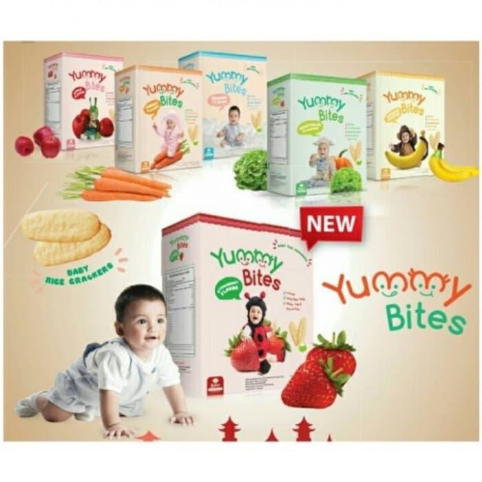 Gambar YUMMY BITES Biskuit Bayi 50 gram / SNACK BAYI / Yummy Bites Baby Rice dari Nyonya Marley undefined Tokopedia