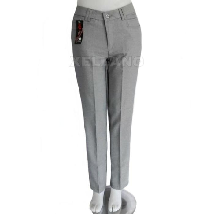 Jual Celana Kain Wanita Kantor Bahan Model Slimfit M L Xl Jumbo Kota Surabaya Xellano Tokopedia