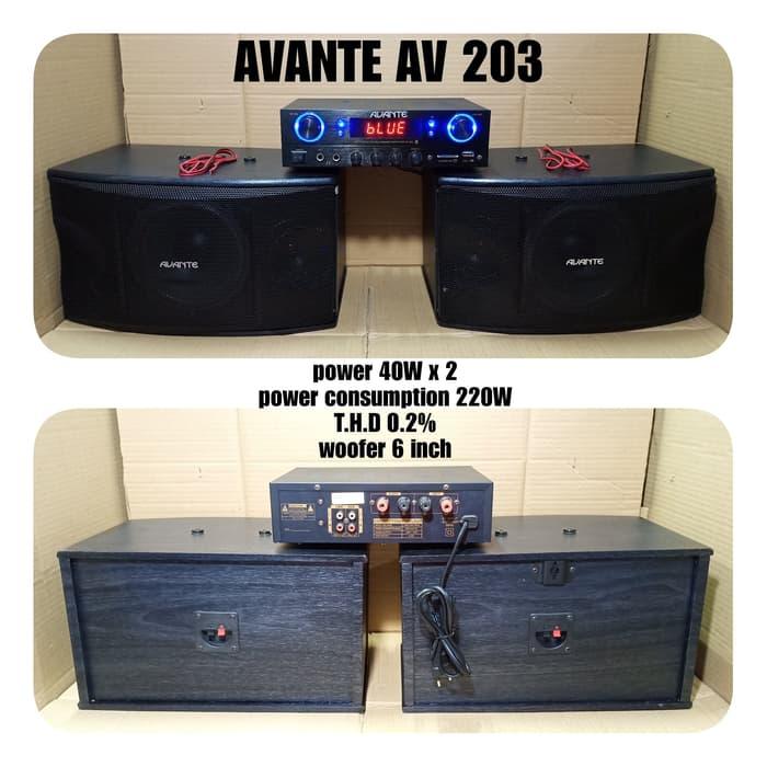 Gambar paket karaoke avante av203 paketan sound sistem av 203 6 inch dari GEMBIRA ELECTRONIK undefined Tokopedia