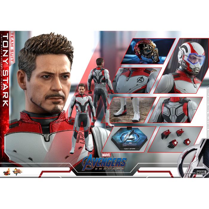 Gambar Hot Toys Tony Stark Time Machine Suit End Game / Team Suit MMS 537 dari KR Toys undefined Tokopedia