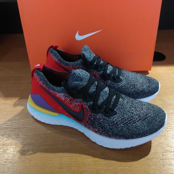 nike epic react flyknit 2 red black