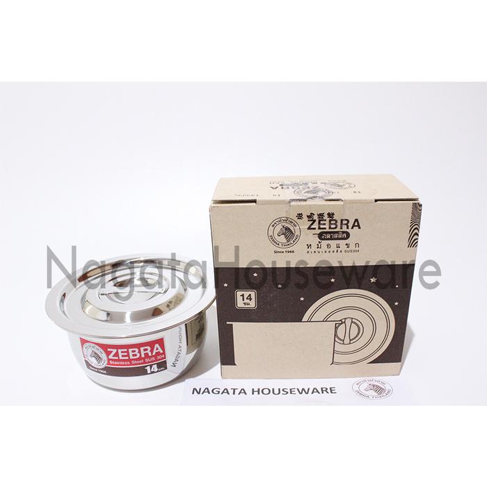 Gambar Panci India Stainless / Panci Zebra / Panci Masak Indian Pan Zebra 170014 dari Galea Kitchenware OFFICIAL undefined Tokopedia