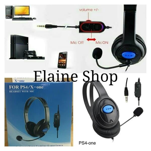 Jual PS4-ONE Headset Gaming Stereo Bass 
