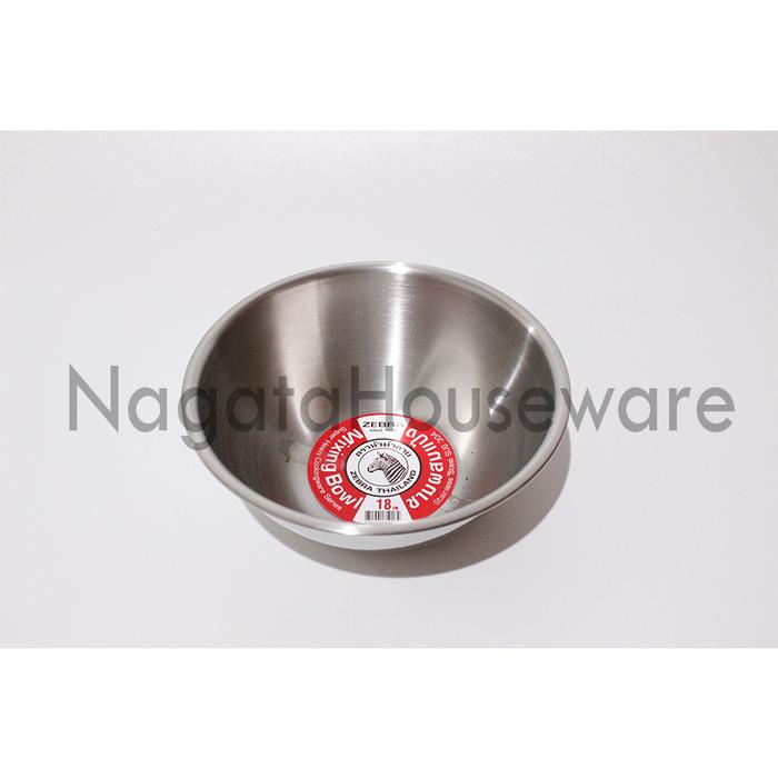 Gambar Baskom Aduk Adonan Stainless Steel / Mixing Bowl Zebra 135018 Kualitas dari Galea Kitchenware OFFICIAL undefined Tokopedia