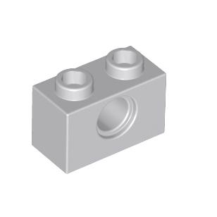 Gambar Lego Light Bluish Gray Part 3700 Technic, Brick 1 x 2 with Hole dari brickscreation undefined Tokopedia