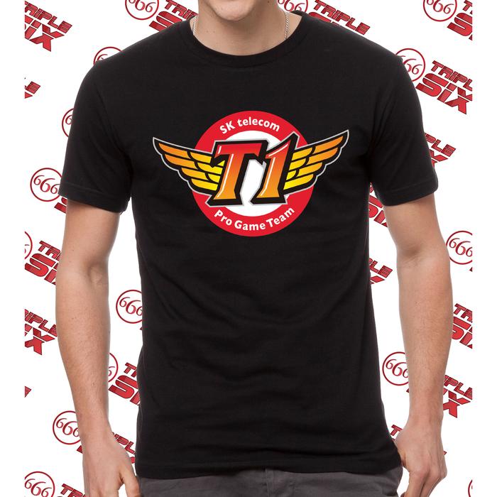 Pubg T Shirt Gaming Team Kaos T-shirt Esports Team Sk Telecom T1