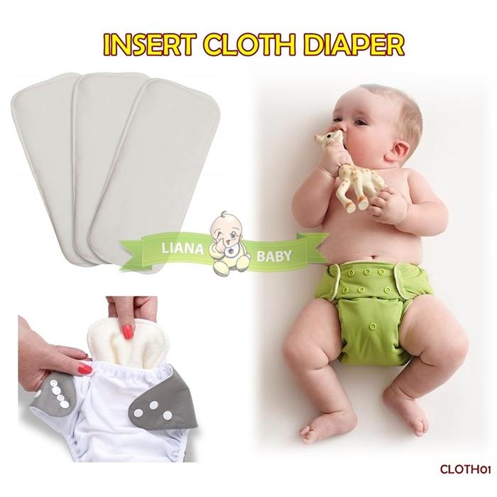 Gambar CLOTH01 INSERT CLOTH DIAPER / DALAMAN CLOTH DIAPER / PENYERAP CLODI dari Liana baby shop surabaya undefined Tokopedia