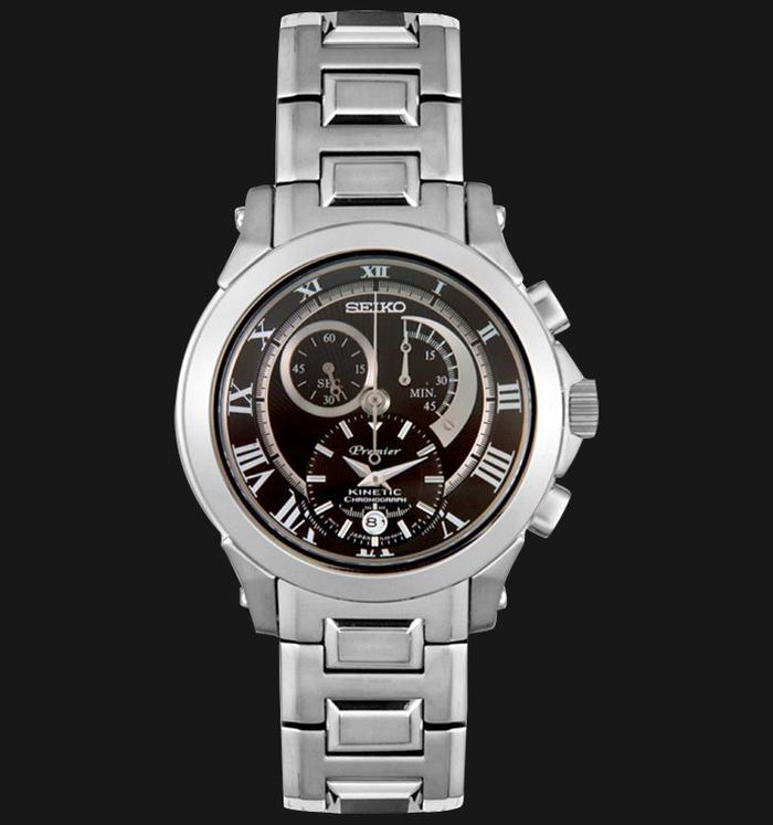 Jual Seiko Premier Kinetic Chronograph 