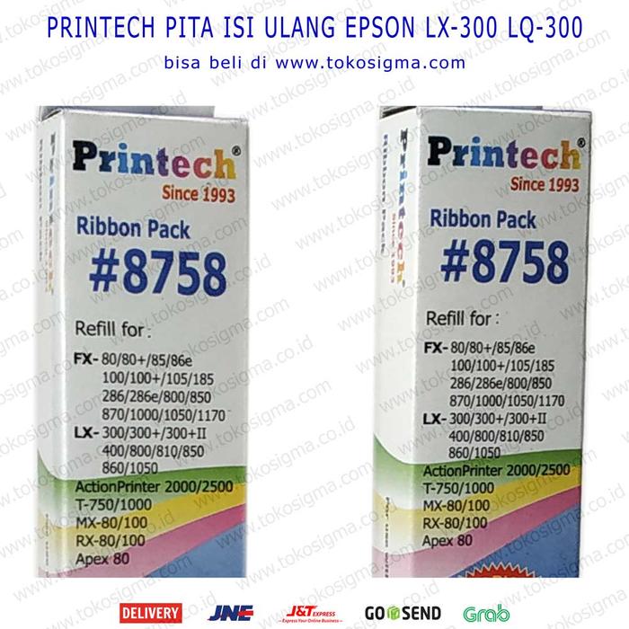 Jual PITA ISI ULANG REFILL RIBBON #8758 PRINTER EPSON LX LQ 300 310 ...