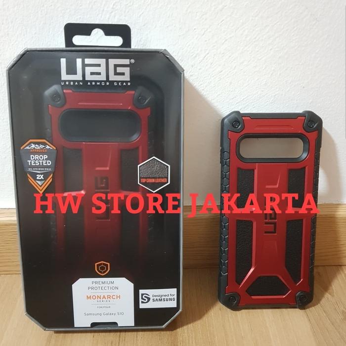 Jual ORIGINAL UAG MONARCH CASE CASING GALAXY S10 CRIMSON RED
