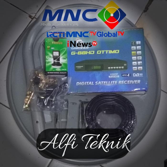 Gambar paket 2tv parabola mini 45cm Garmedia - Ottimo dari alfi media teknologi undefined Tokopedia
