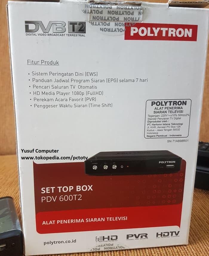 Jual Set Top Box Dvb T2 Polytron Pdv600t2 Garansi Resmi 1 Tahun Terbaik Kota Medan Nowinkpedia Tokopedia