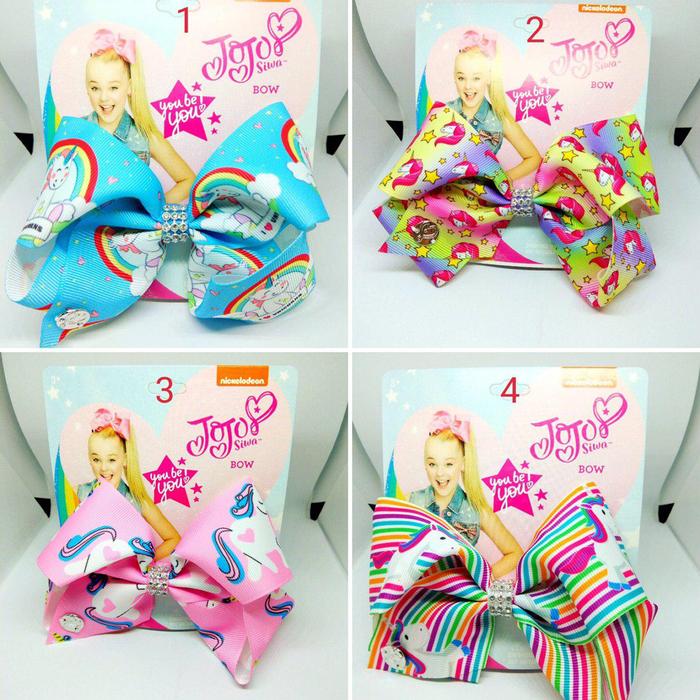 Gambar JEPIT RAMBUT PITA ANAK JOJO SIWA IMPORT PREMIUM UKURAN 5" HAIR BOWS - SATU dari kairos-olshop undefined Tokopedia