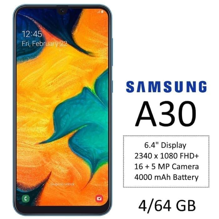 Gambar Samsung Galaxy A30 4/64 RAM 4GB ROM 64GB GARANSI RESMI SEIN dari chocoapple undefined Tokopedia