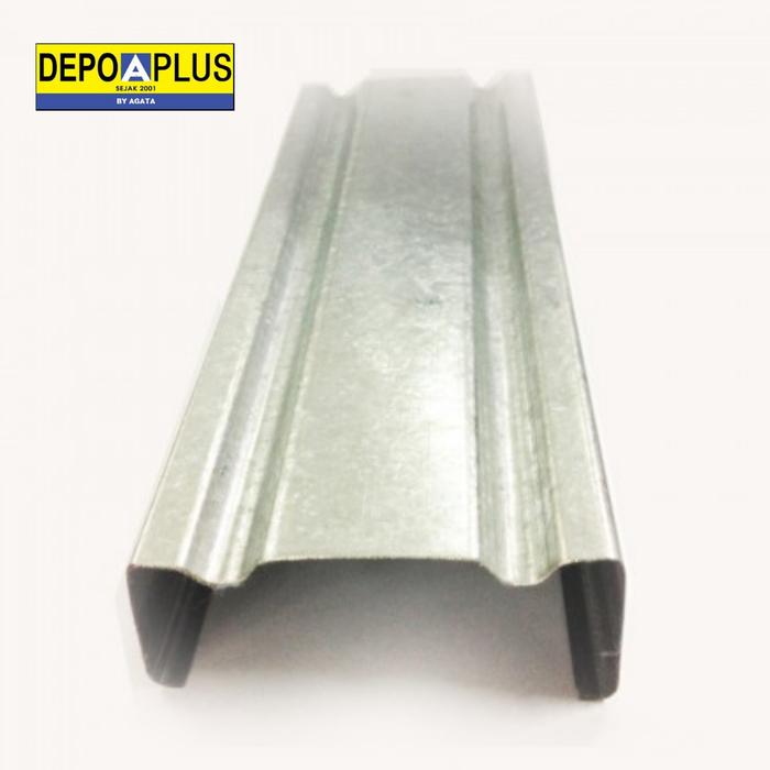 Jual Metal Stud 76 X 3m 0 4mm Rangka Plafon Partisi Plafon Gypsum Gipsum Kota Jambi Depo Aplus Jambi Tokopedia Harga gypsum rangka metal stud
