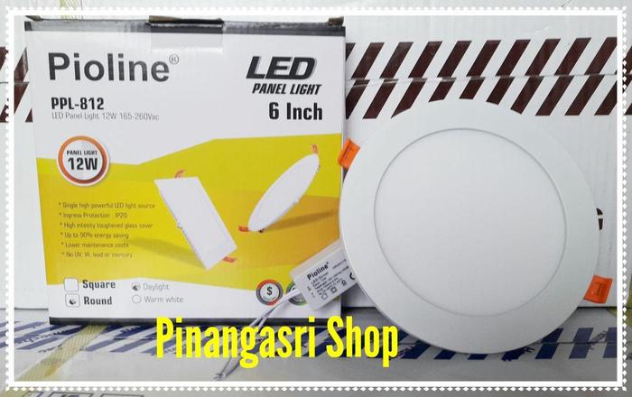 Gambar Downlight Led Pioline 12W Bulat Slim 12 watt LED Panel Light Round - Kuning dari pinangmart undefined Tokopedia