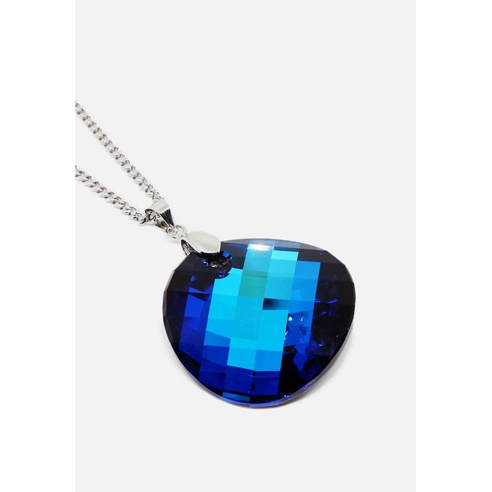 Gambar Torenda Kalung Wanita Liontin Big Twist Pendant Swarovski - Emas - Biru dari Torenda Kota Administrasi Jakarta Pusat Tokopedia