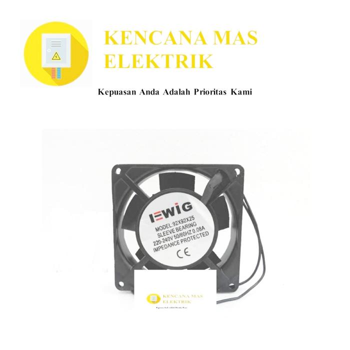 Gambar COOLING VIDEO FAN EWIG 90X90X25. dari Kencana Mas Elektrik undefined Tokopedia