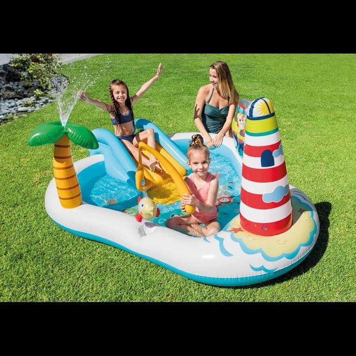 Jual Kolam Renang Anak Intex 57162 Fishing Fun Play Center Murah