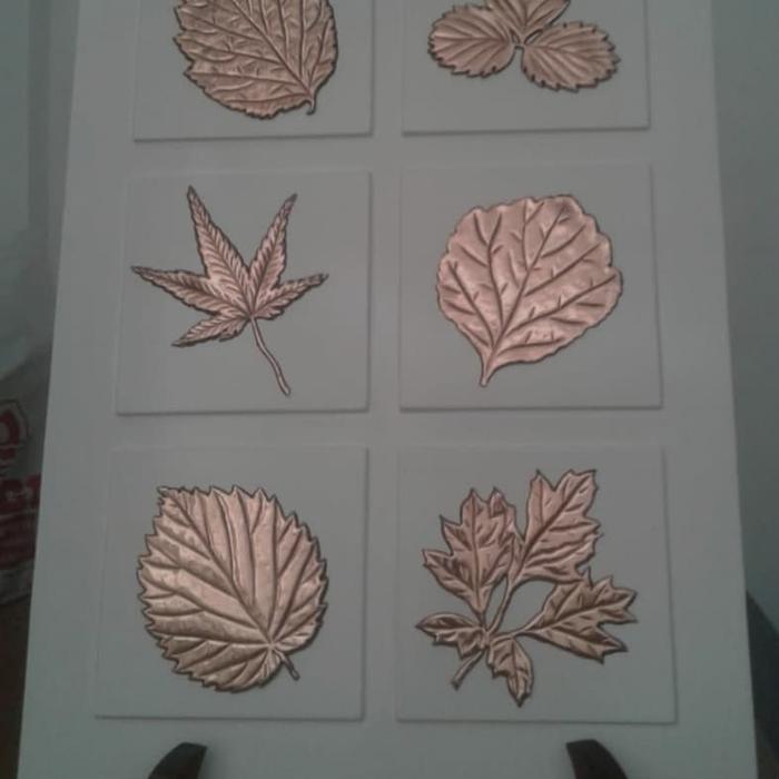 Jual Dekoratif Motif Daun Daun Tembaga Kab Sleman Editha Art Craft Tokopedia