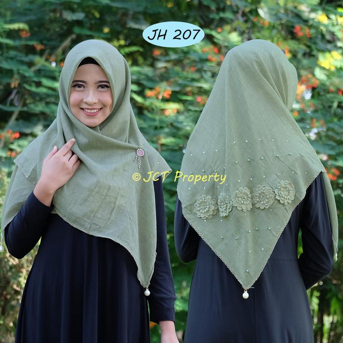 Gambar Jilbab Segiempat Baby Flow (JH 207) dari Toko Mayla undefined Tokopedia