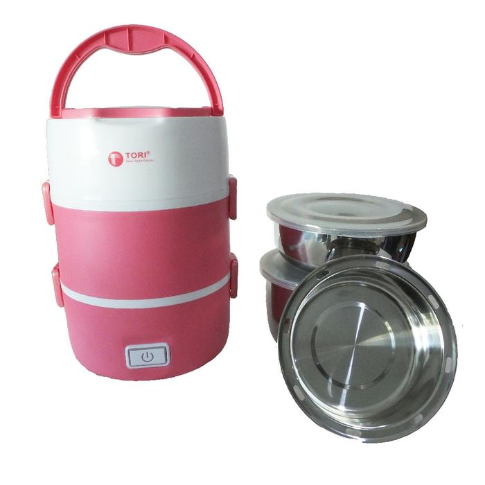 Gambar TORI Lunch Box TLB - 111 - Merah Muda dari Tori Group undefined Tokopedia