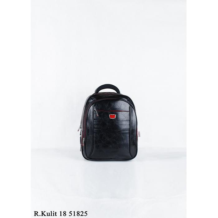 Gambar Polo Style Tas Ransel Laptop-Bahan Kulit Sintetis-Tas Punggung-51825 - Hitam dari PoloRise undefined Tokopedia