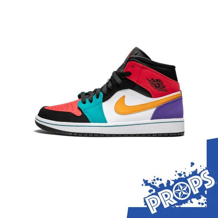 Jual NIKE JORDAN RETRO 1 MID MULTICOLOR - Kota Medan - anjani shopp1 |  Tokopedia