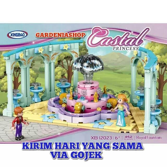 Jual BRICK XINGBAO XB-12023 LEGO PRINCESS CASTLE ROYAL FOUNTAIN