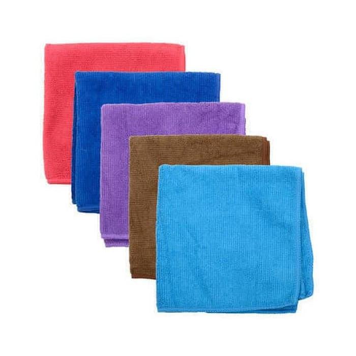 Gambar kain lap serat micro fiber serbaguna 30 x 30cm microfiber cloth dari LUIGI GAME undefined Tokopedia