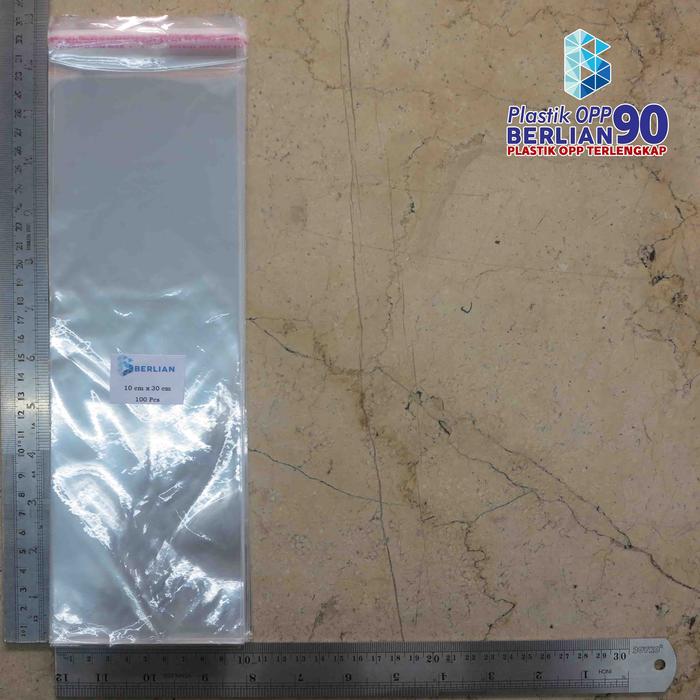 Gambar 10 X 30 CM PLASTIK OPP SEAL TEBAL 20 MIC (ASLI)/PLASTIK KEMASAN dari Plastik Opp Berlian 90 undefined Tokopedia